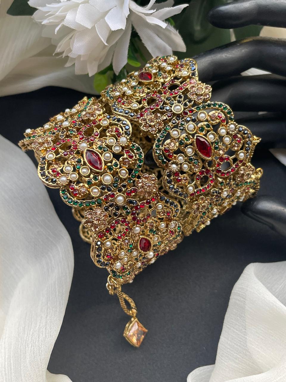 Antique Polish Openable Bracelets