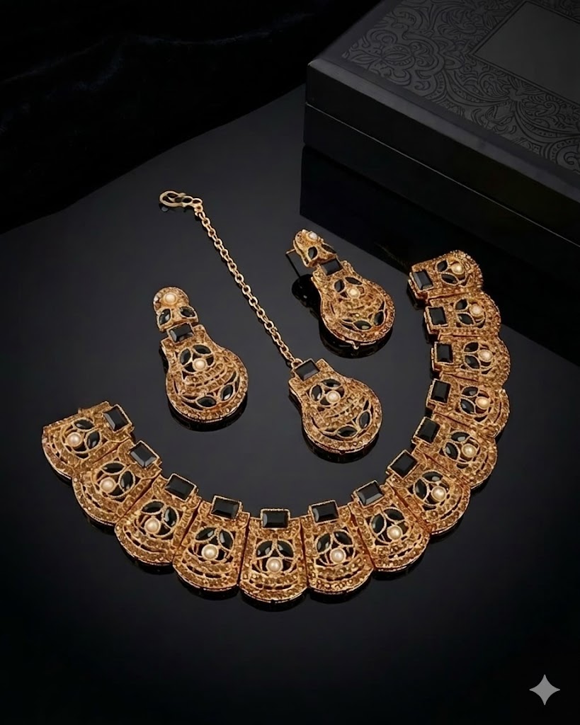 Elegant Casting Necklace Set