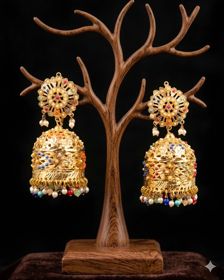 Hyderabadi Style Jhumki